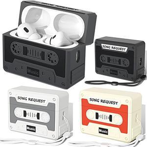 갤럭시 버즈 3 2 프로 라이브 fe 레트로 카세트 테이프 캐릭터 키링 실리콘 케이스 무선 이어폰