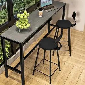 셀레네 블랙 패브릭 바텐의자 블랙스틸 (WFHJL28)