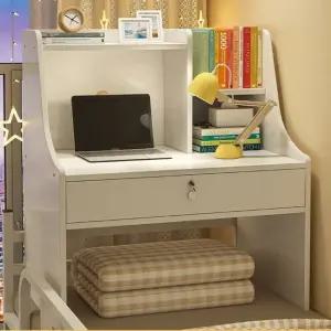 공간활용 거치식 침대테이블A 화이트 (WFHJL6Q)