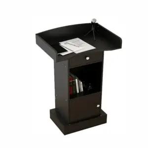 블랙 심플 B 서랍형 강연 단상 (WFHJL9C)