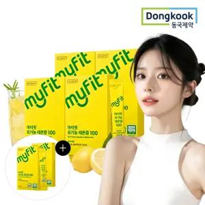 [설 선물] [2박스더!] 동국제약 마이핏 유기농 NFC 레몬즙 100% 총6박스 레몬수 원액 착즙 액상 스틱