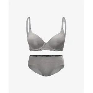 [휠라 언더웨어][휠라] 아웃핏 시즈널 멜란지그레이 와이어 브라 세트 (FI4BAG3447FMLY_SKU)