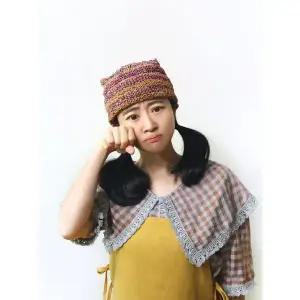[앞머리] 핸드메이드 감성컬러배색 헴프 밀짚 비니 모자n0601_P396160689
