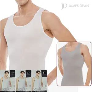 홈란쥬 제임스딘 남성 부드러운 실켓 베이직 민소매 3P (101)
