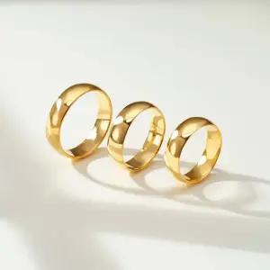 [한국표준금거래소] 순금 유광 할로우 엥게이지 반지