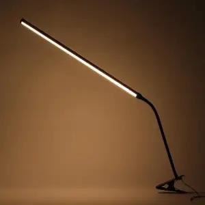 고품질 휘어지는 집게형 LED 스탠드 78cm 블랙 침대등 (WFI0WI2)