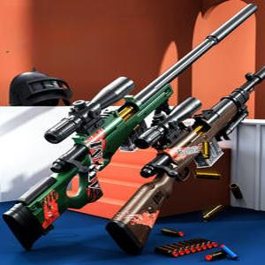 탄피 배출 저격총 스나이퍼 스펀지탄 장난감 소프트탄