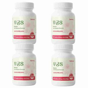 무궁S 60정X4개 하와이 무궁화 추출물99% 핏 모로오렌지 자몽 비타민C 기름진 음식먹을때 제로핏 식약청 HACCP 히비스커스 본질 포뮬라 이너뷰티 저분자 콜라겐