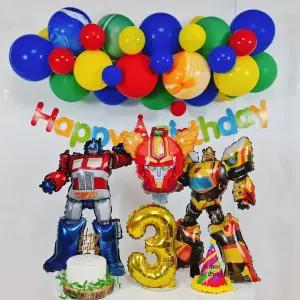 스마일파티 헬로 카봇 풍선 생일파티세트