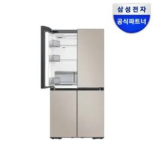 삼성 비스포크 AI 냉장고 25년형 키친핏 Max 4도어 1등급 RM70F64R1G 에센셜 베이지