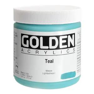 [알파]골덴 아크릴물감낱색S31369 473mlTeal