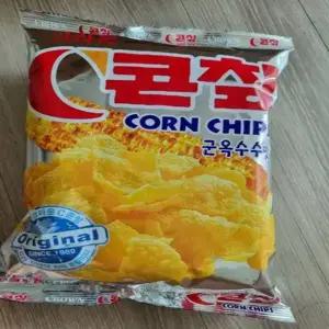 크라운 콘칩 군옥수수맛 70g 16개