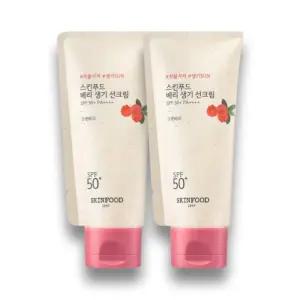 스킨푸드 베리 생기 선크림 SPF50+ PA++++ 50ml 2개 피부진정