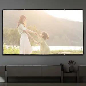 홈시어터 스크린 빔프로젝터 영화 이동형 330x187cm