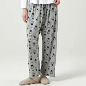 여성 파자마바지 산리오 키티잠옷 순면홈웨어 캐릭터 빅사이즈 실내복 9부팬츠