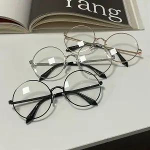 여자 남자 커버업 동글이 메탈 빅사이즈 심플 안경테