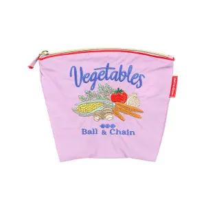 볼앤체인 퍼플 베지터블 미디움 파우치 220191116 Vegetables