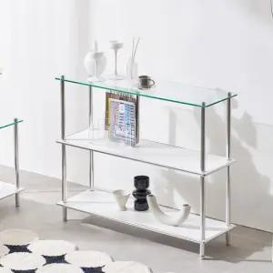 나무뜰 로아 AP1000 모듈 선반수납 유리장식장 PKF118C (착불)