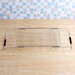 길이조절형 스텐 개수대선반 씽크대거치 식기건조대 스텐개수대선반 씽크대선반