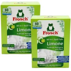 프로쉬 올인원 식기세척기 세제 그린레몬 18g 50개입 2개