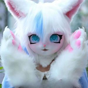 동물 프레 퍼리 퍼슈트 인형탈 머리 할로윈