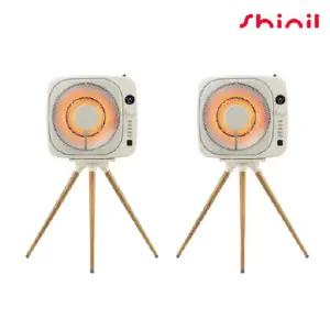 [2대구성]신일전자 하이라이트 에코 팬 레트로 큐브 전기 히터 SEH-FN600BE 베이지