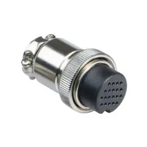 써큘러 커넥터 항공잭 플러그 2핀 20mm  SCK-20-2P) 써큘러 커넥터 원형 메탈 항공잭