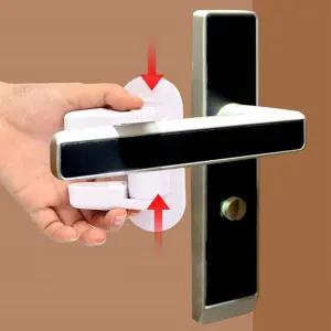 문열림 방지 스토퍼 현관문 손잡이 장치 도어