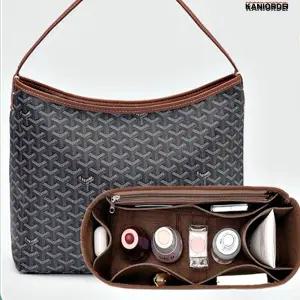 가방속정리 명품이너백 핸드백 속가방 지퍼 파티션 파우치백 여성 2컬러