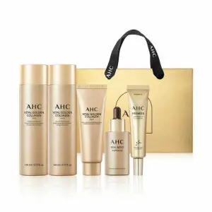 [AHC] 바이탈 골든콜라겐 시너지 세트(토너+로션+크림+앰플+아이크림)