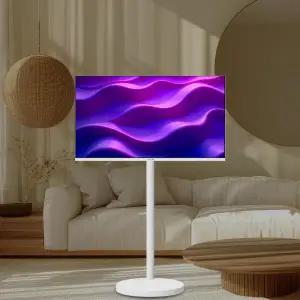 [아트박스]/와이드뷰 [예약판매 기사설치] QLED 43 UHD 이동식 삼탠바이미V2set