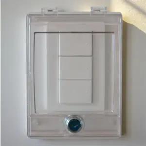 보일러 조절기 커버 컨트롤러 덮개 암막 빛 차단 눈부심 작동 방지용