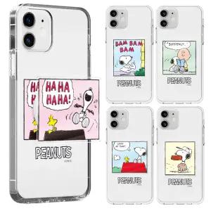 스누피 카툰 그립톡 투명 젤리 케이스 갤럭시S25 S24 S23 M16 A56 A36 A26 아이폰17 프로 맥스 에어 16 15