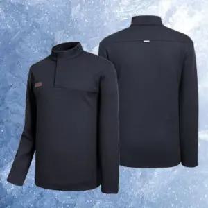 K2 세이프티 기모 티셔츠 겨울 긴팔 남자 집업 티셔츠 기능성 등산 워크웨어 F3201