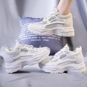 여성 키높이 어글리 운동화 통굽 메쉬 225-250