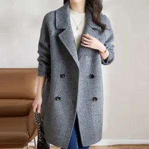 [패션시그널]사이드립포켓 모직코트 C9E672