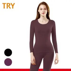쌍방울 TRY 히트업라이트 웜 J72 여성용 상하 내복 1세트 TWLIJ72