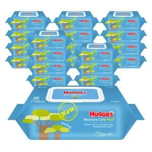 하기스 모이스쳐케어 플러스 물티슈 캡72매 20팩
