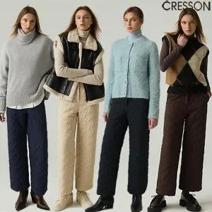 [크레송] 라인퀼트 패딩팬츠