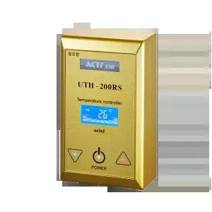 우리엘전자 UTH-200RS 통신용 온도조절기 골드 실버 화이트 색상 전기난방 조절기