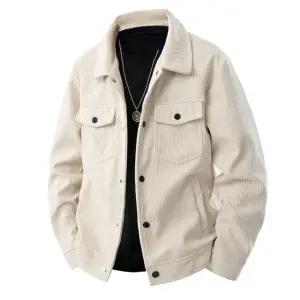 남성 코듀로이 셔츠형 자켓 빅사이즈 골덴 캐쥬얼 아우터 WI232J