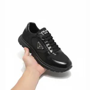 PRADA 26SS 리나일론 및 레더 스니커즈 (2EE443 F G000 3LF5 F0002)