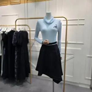 [에고이스트]컬러 배색 슬림핏 터틀넥 풀오버 EQ4KL068IB_CA