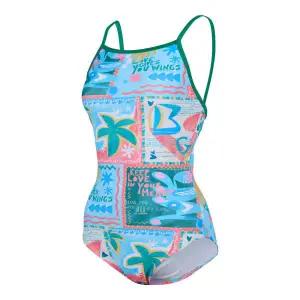 [롯데백화점]레노마 여성 키치 야자수U백 스트랩 원피스 수영복LF2F804