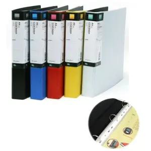 리멤버 A4 투톤 클리어바인더 40매 링 클리어화일