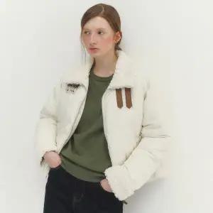 [백화점출고] 마리끌레르 여성 비죠 패딩 퍼카라 레더