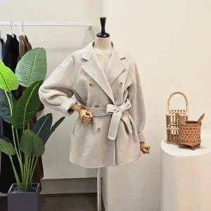 [대구백화점][4CUS]벨티드 더블 핸드메이드 코트(FW5J3CT31095)