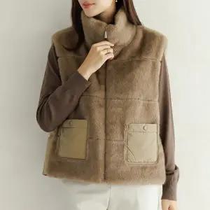 [THE BLACK] 부들퍼덕다운패딩베스트 VEE6010_YC