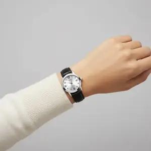 LTP-V002L-7BUDF LTP-V002L-7B) 아날로그 수능 학생 여성 가죽시계