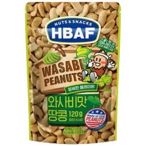 HBAF 와사비맛 땅콩 120g x 3봉